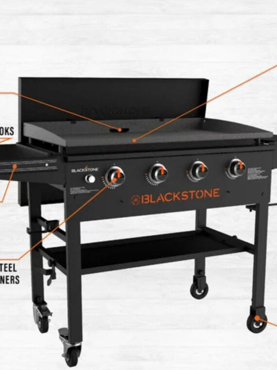 Blackstone 4-Burner 36″ Griddle Cooking Station With Hard Cover