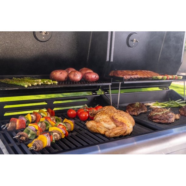 Pit Boss Memphis 2 Ultimate 4-in-1 Gas & Charcoal Combo Grill with Smoker