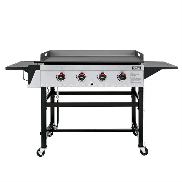 Royal Gourmet GB4002 4-Burner Griddle Flat Top Gas Grill, 36-Inch Propane Outdoor BBQ, Black