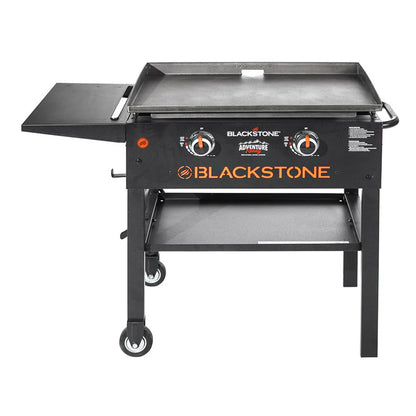 Blackstone 28 Inch Outdoor Flat Top Gas Grill Griddle Station Propane 2-Burner